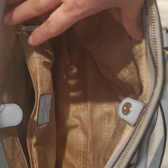 Kate Spade Mulberry Street Leighann Light Blue Leather Tote    14”x10” - Picture 10 of 17